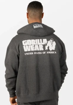 Gorilla Wear Classic Oversized Vest - Donkergrijs Gemeleerd