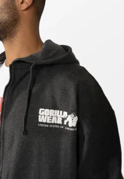 Gorilla Wear Classic Oversized Vest - Donkergrijs Gemeleerd