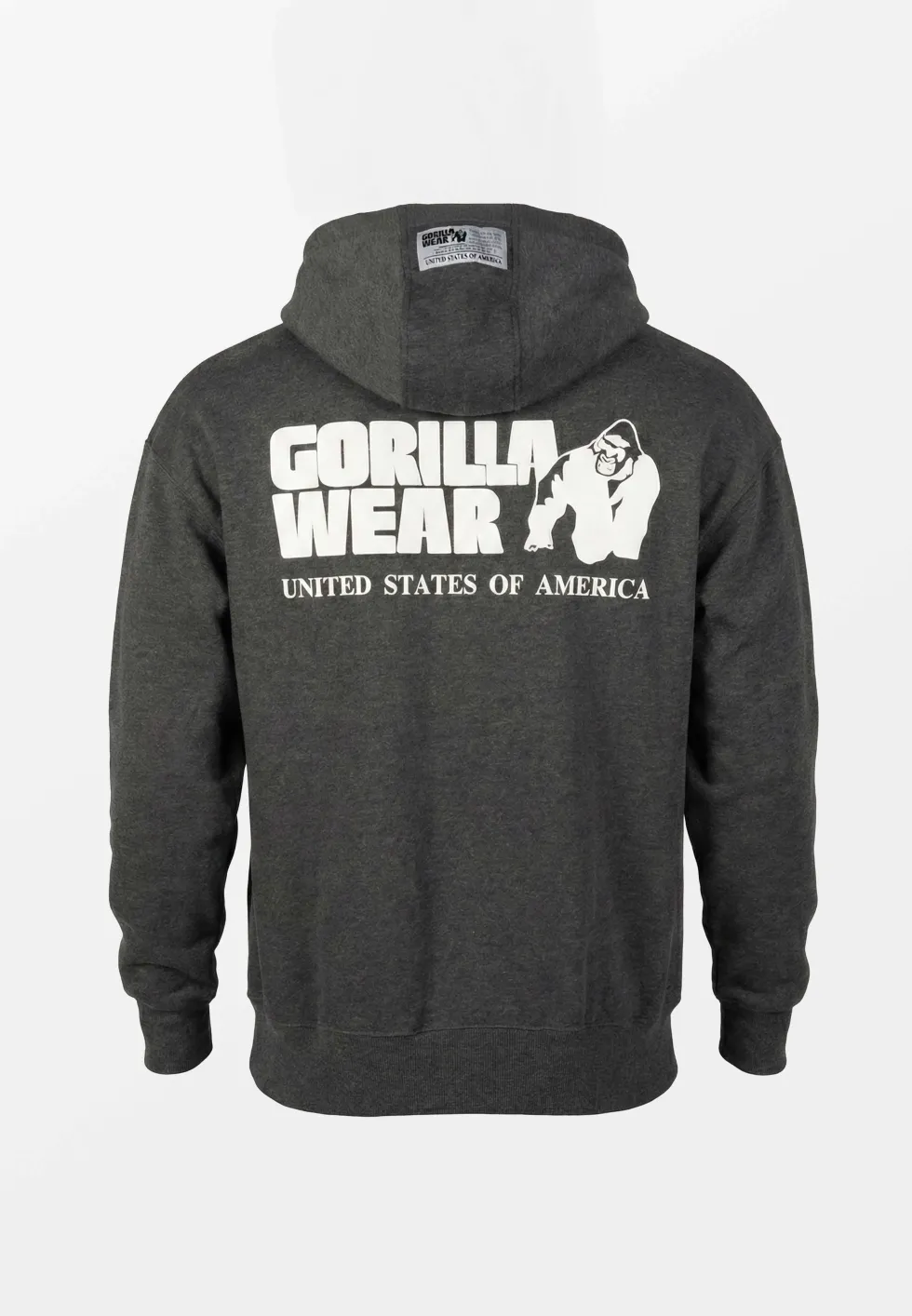 Gorilla Wear Classic Oversized Vest - Donkergrijs Gemeleerd