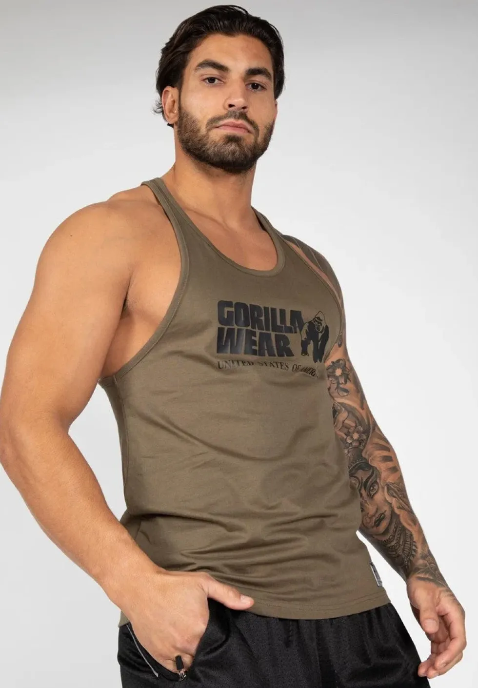 Gorilla Wear Classic Tank Top - Legergroen