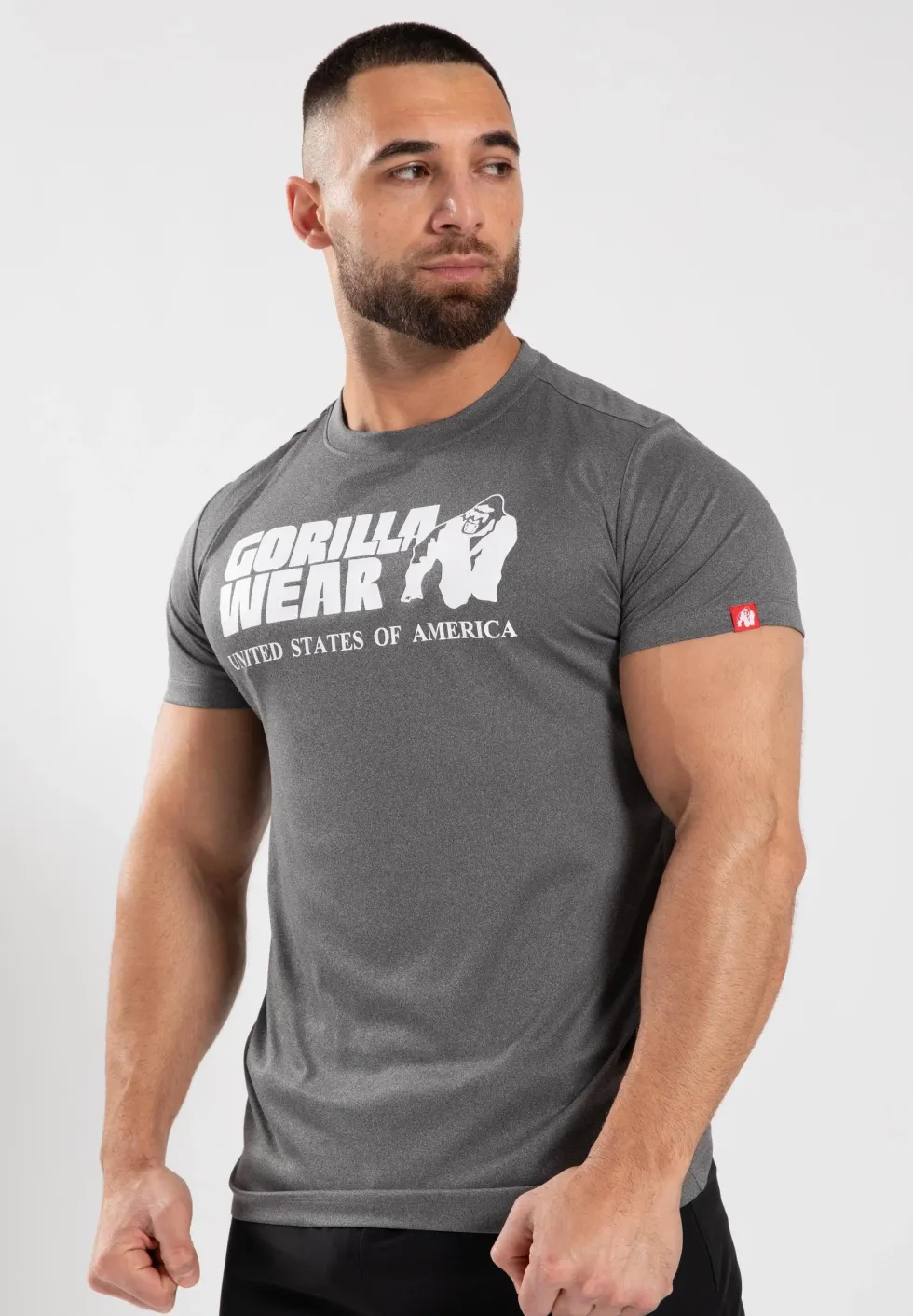 Gorilla Wear Classic Training T-shirt - Grijs Gemêleerd