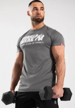 Gorilla Wear Classic Training T-shirt - Grijs Gemêleerd