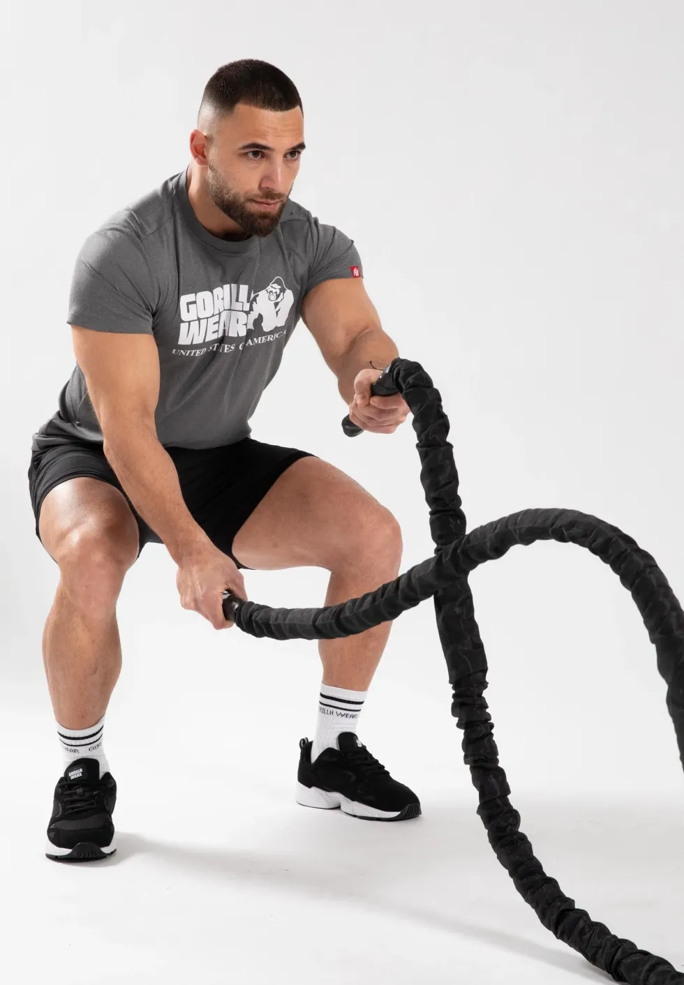 Gorilla Wear Classic Training T-shirt - Grijs Gemêleerd