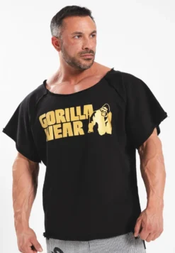 Gorilla Wear Classic Work Out Top - Zwart/Goud