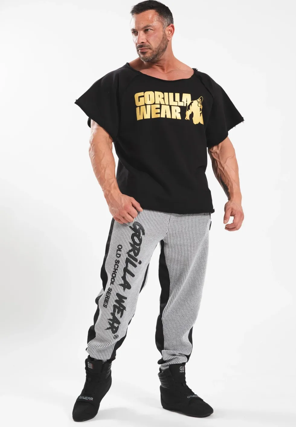 Gorilla Wear Classic Work Out Top - Zwart/Goud