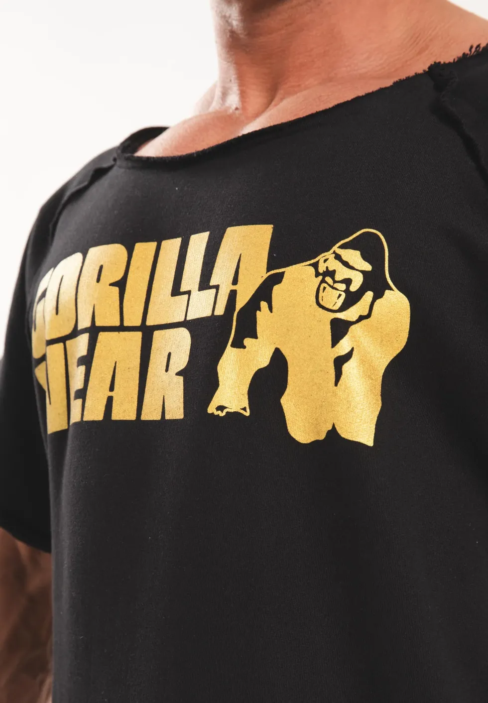 Gorilla Wear Classic Work Out Top - Zwart/Goud