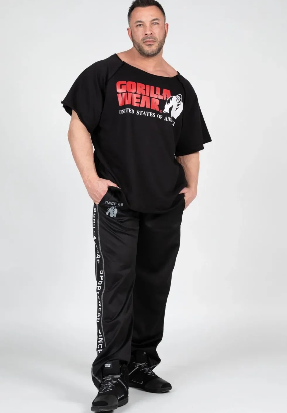 Gorilla Wear Classic Work Out Top - Zwart