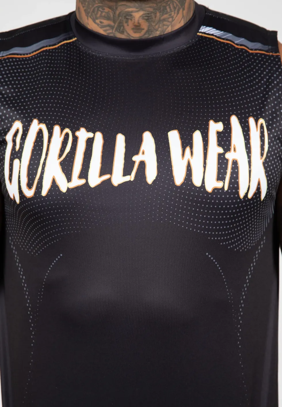 Gorilla Wear Clayton Tank Top - Zwart/Goud