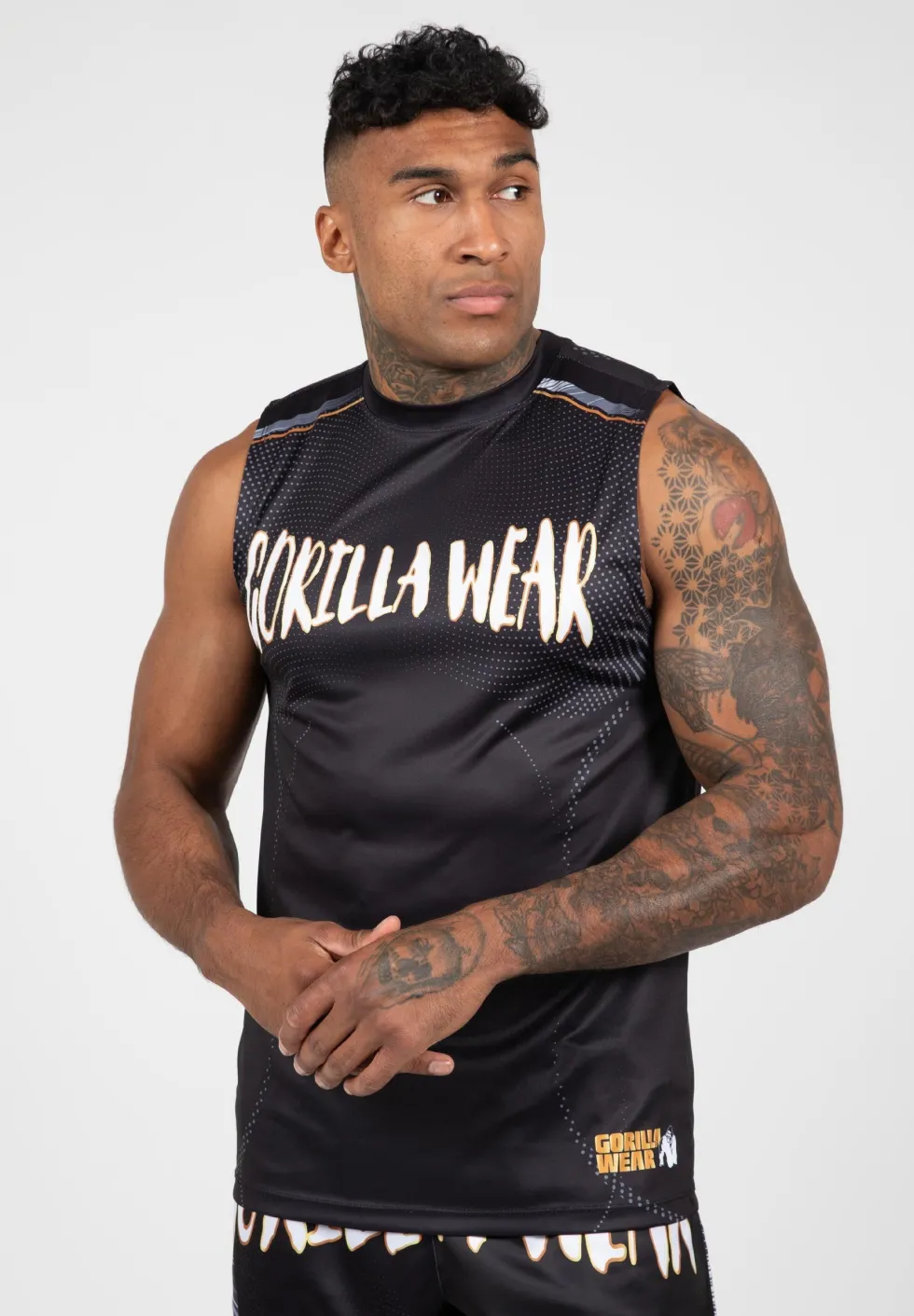 Gorilla Wear Clayton Tank Top - Zwart/Goud