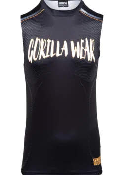 Gorilla Wear Clayton Tank Top - Zwart/Goud