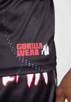 Gorilla Wear Clayton T-shirt - Zwart/Rood