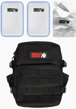 Gorilla Wear Clyde Meal Prep Rugzak - Sporttas - Zwart