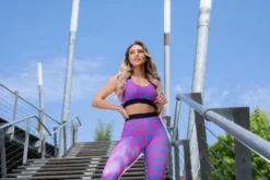 Gorilla Wear Colby Legging - Blauw/Roze