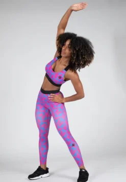 Gorilla Wear Colby Legging - Blauw/Roze