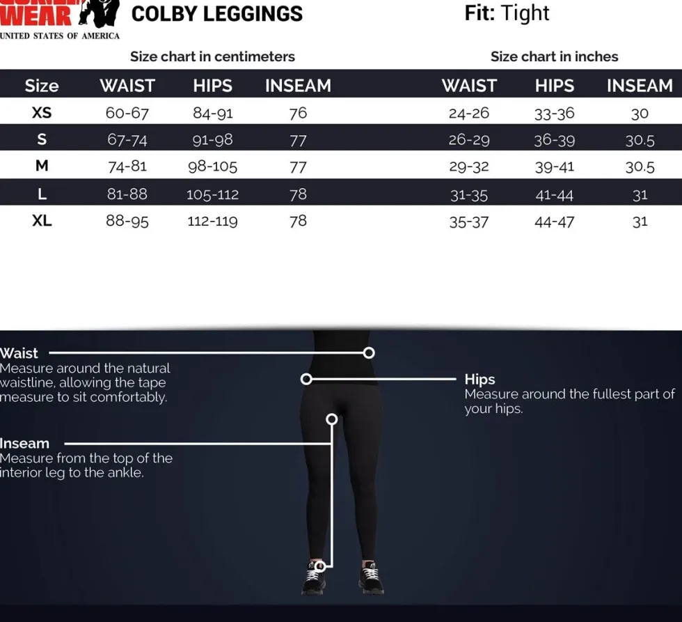 Gorilla Wear Colby Legging - Grijs
