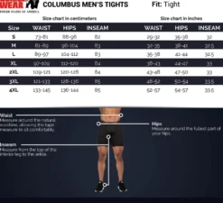 Gorilla Wear Columbus Tights - Zwart