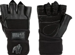 Gorilla Wear Dallas Wrist Wrap Handschoenen - Fitness Handschoenen - Zwart