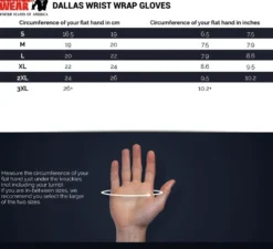 Gorilla Wear Dallas Wrist Wrap Handschoenen - Fitness Handschoenen - Zwart