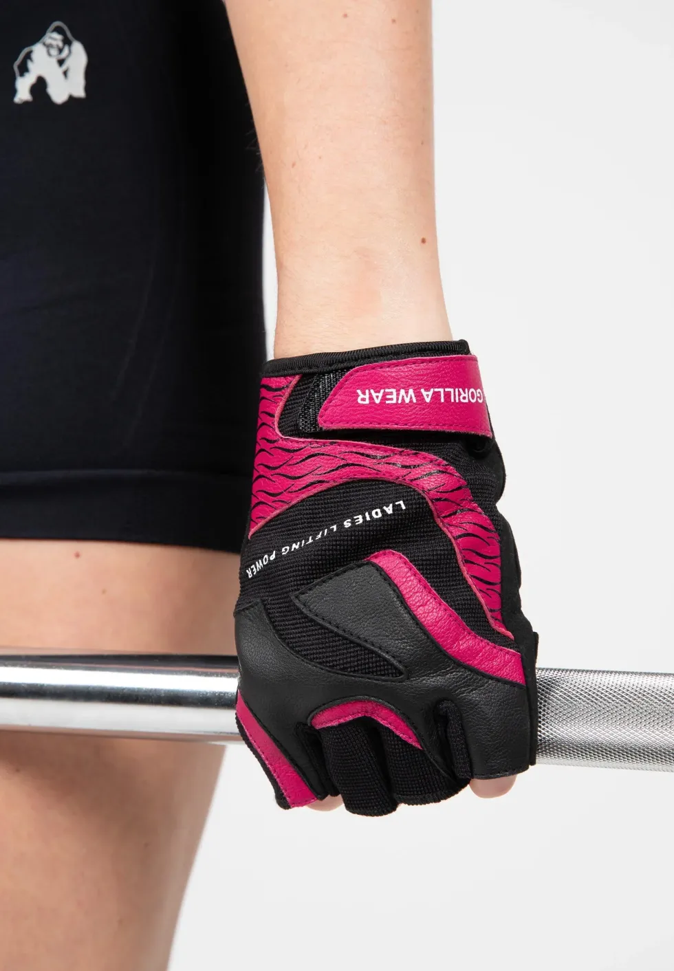 Gorilla Wear Dames Fitness Handschoenen 2.0 - Zwart/Roze
