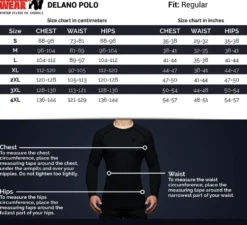 Gorilla Wear Delano Polo - Zwart/Wit