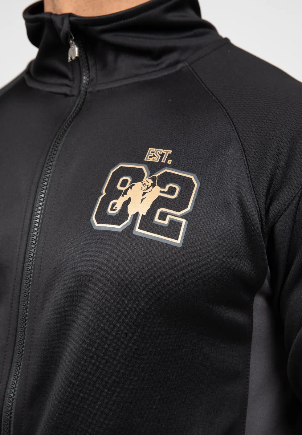 Gorilla Wear Devon Trainingsjas - Zwart/Grijs