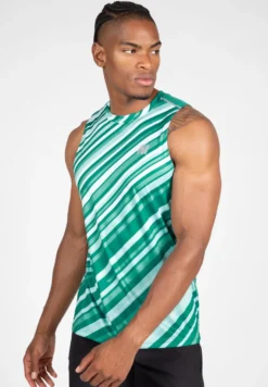 Gorilla Wear Easton Tank Top - Groen/Wit