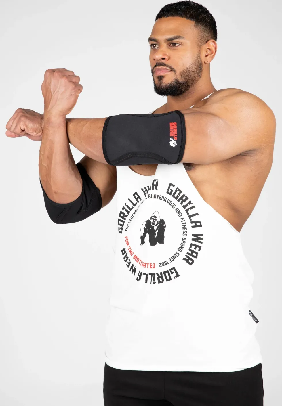 Gorilla Wear Elbow Sleeves - 3mm - Zwart