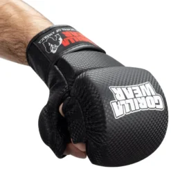 Gorilla Wear Ely MMA Bokshandschoenen - Zwart/Wit