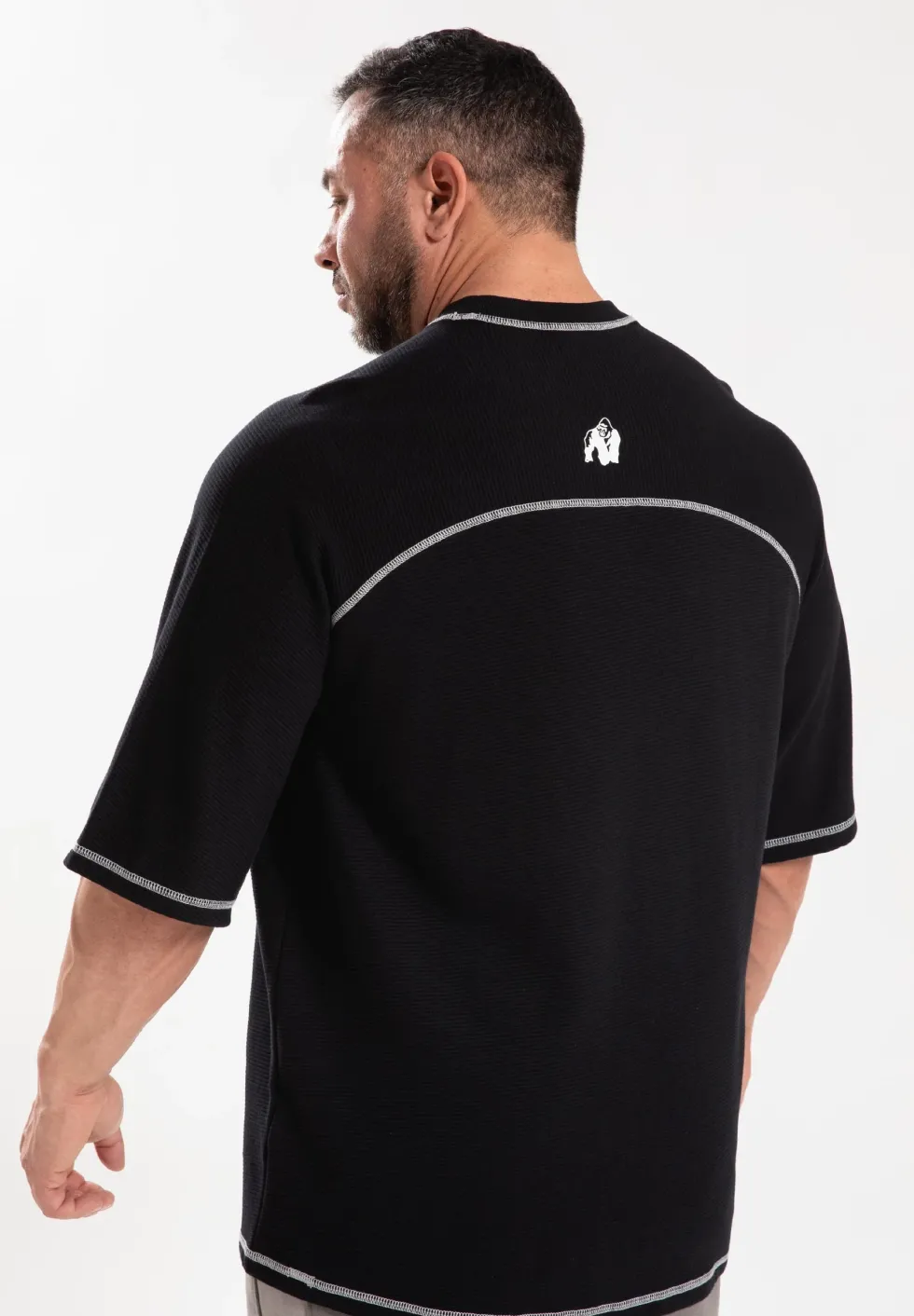 Gorilla Wear Finley Oversized T-shirt - Zwart/Grijs