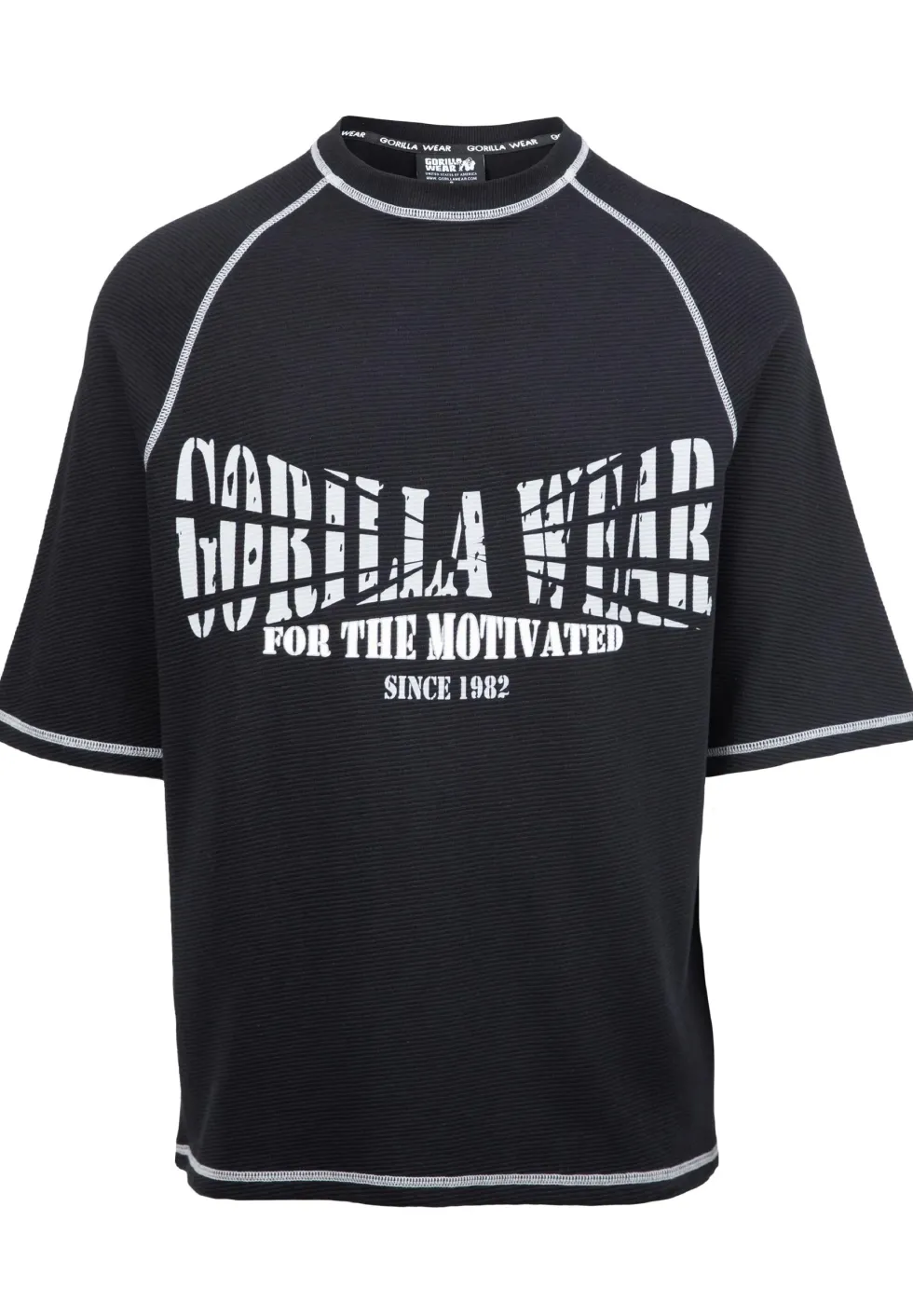 Gorilla Wear Finley Oversized T-shirt - Zwart/Rood