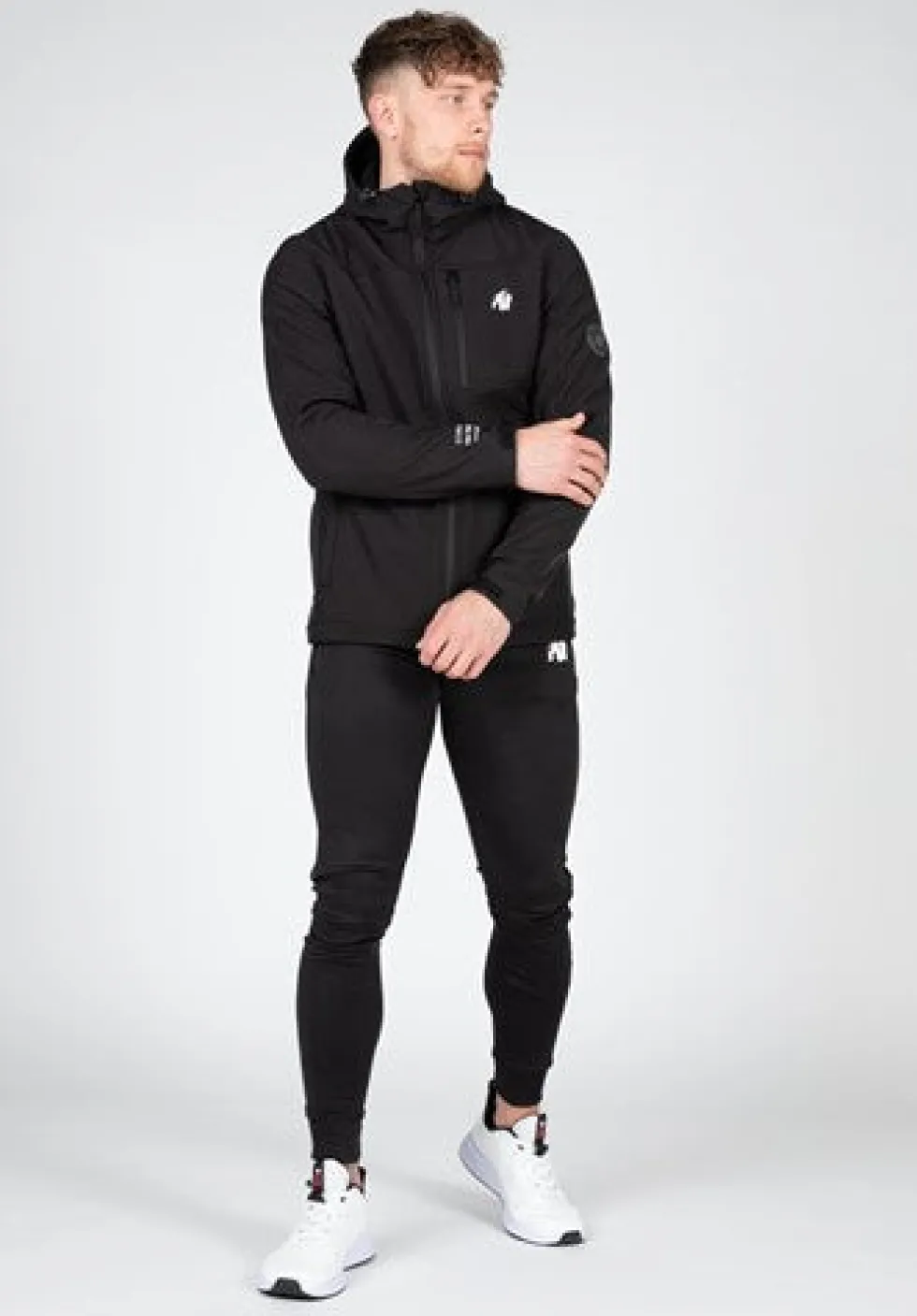 Gorilla Wear Foster Softshell Jas - Zwart