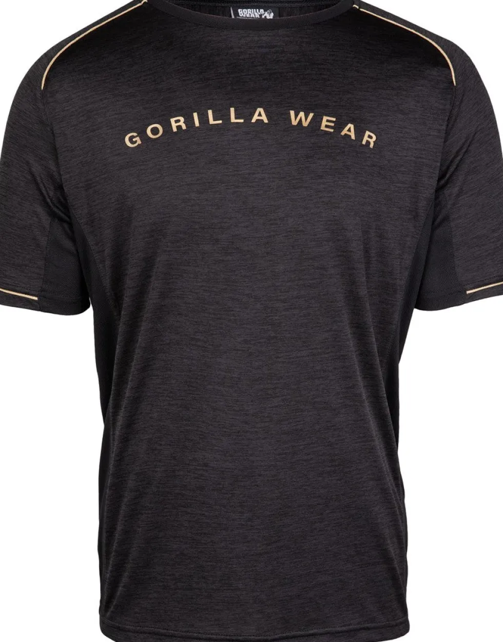 Gorilla Wear Fremont T-shirt - Zwart/Goud