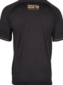 Gorilla Wear Fremont T-shirt - Zwart/Goud