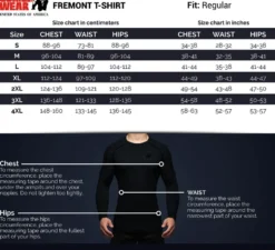 Gorilla Wear Fremont T-shirt - Zwart/Wit