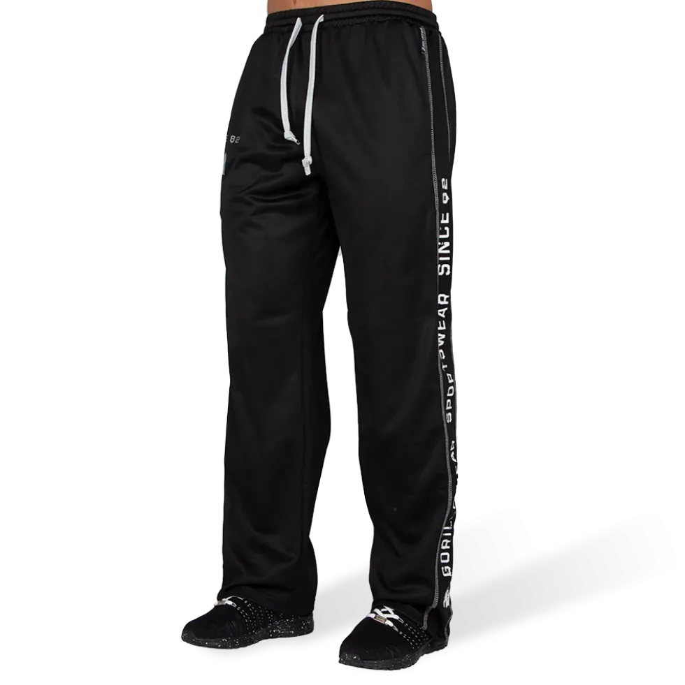 Gorilla Wear Functional Mesh Trainingsbroek - Zwart/Wit