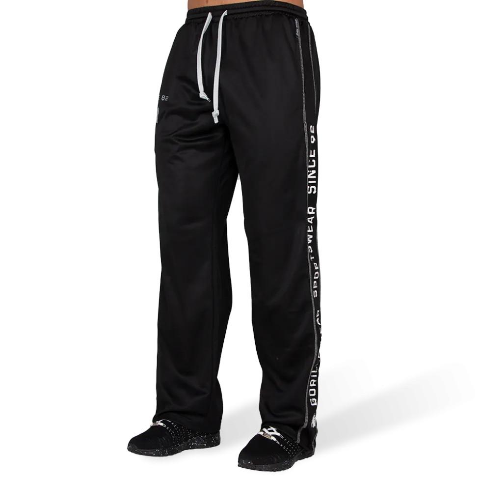 Gorilla Wear Functional Mesh Trainingsbroek - Zwart/Wit