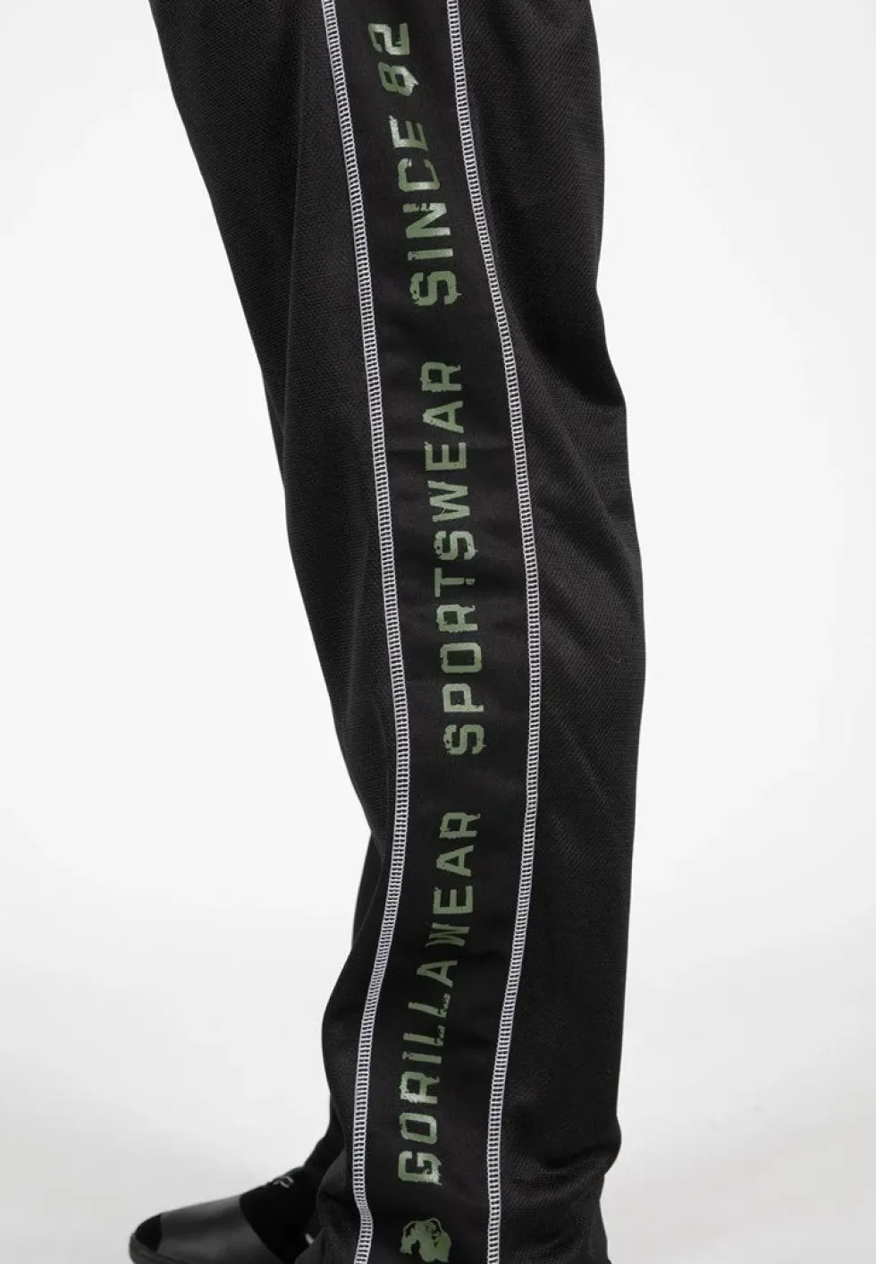 Gorilla Wear Functional Mesh Trainingsbroek - Zwart/Groen