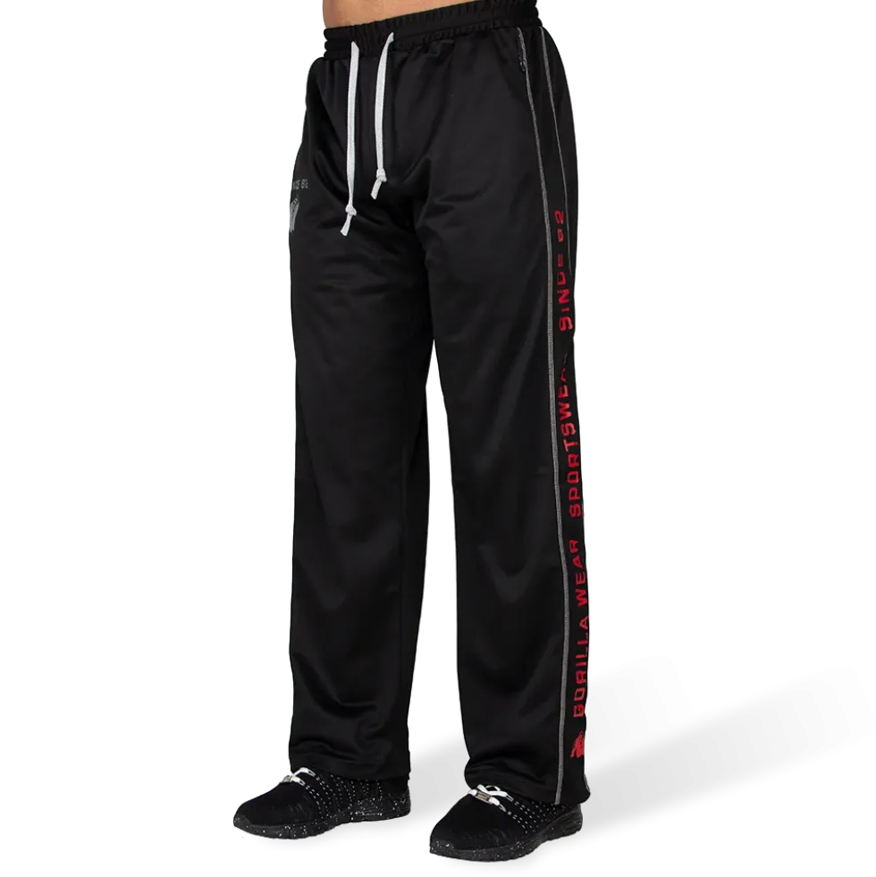 Gorilla Wear Functional Mesh Trainingsbroek - Zwart/Rood