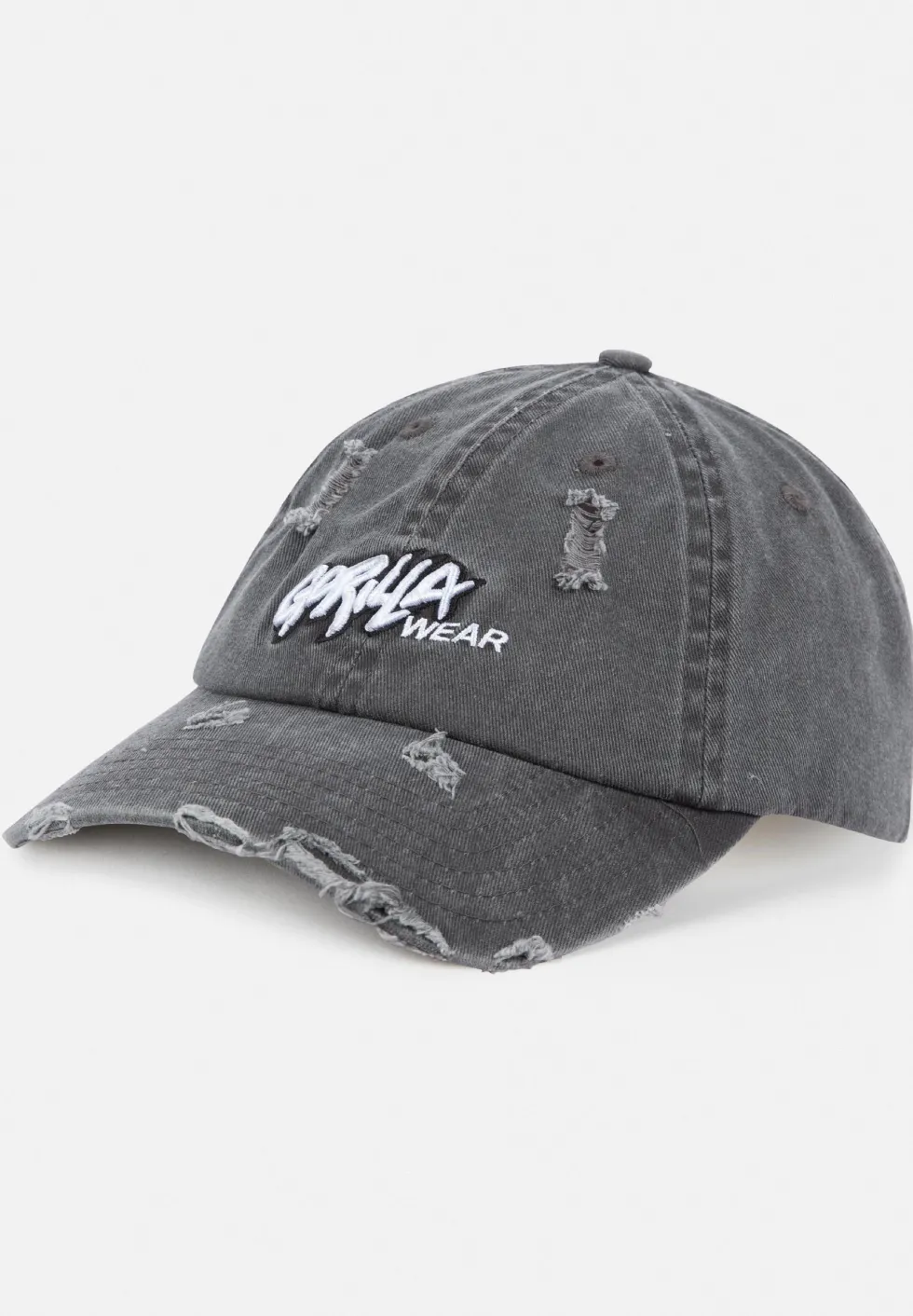 Gorilla Wear Galway Distressed Cap - Pet - Washed Grijs