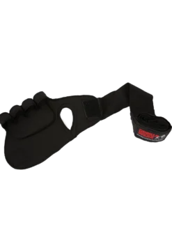 Gorilla Wear Gel Handschoenen met Omslag - Zwart/Wit