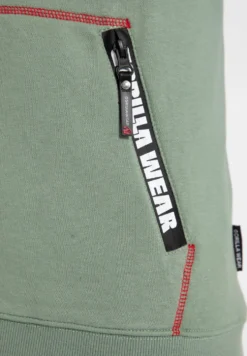 Gorilla Wear Georgia Vest met Capuchon - Groen