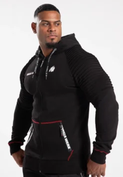 Gorilla Wear Georgia Vest met Capuchon - Zwart