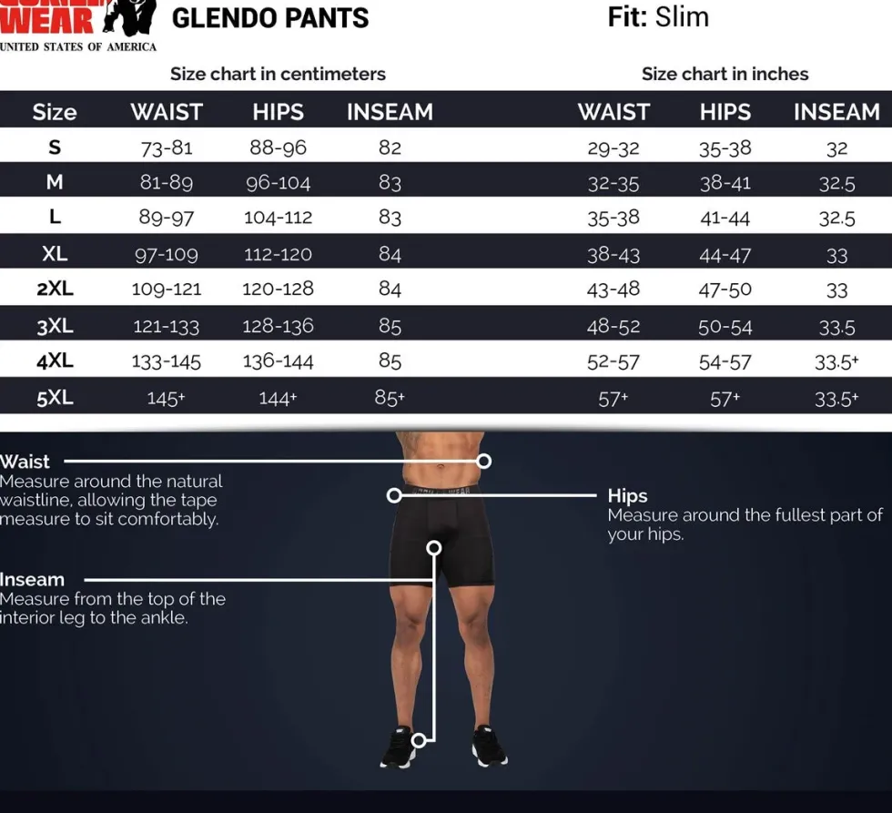 Gorilla Wear Glendo Trainingsbroek - Antraciet
