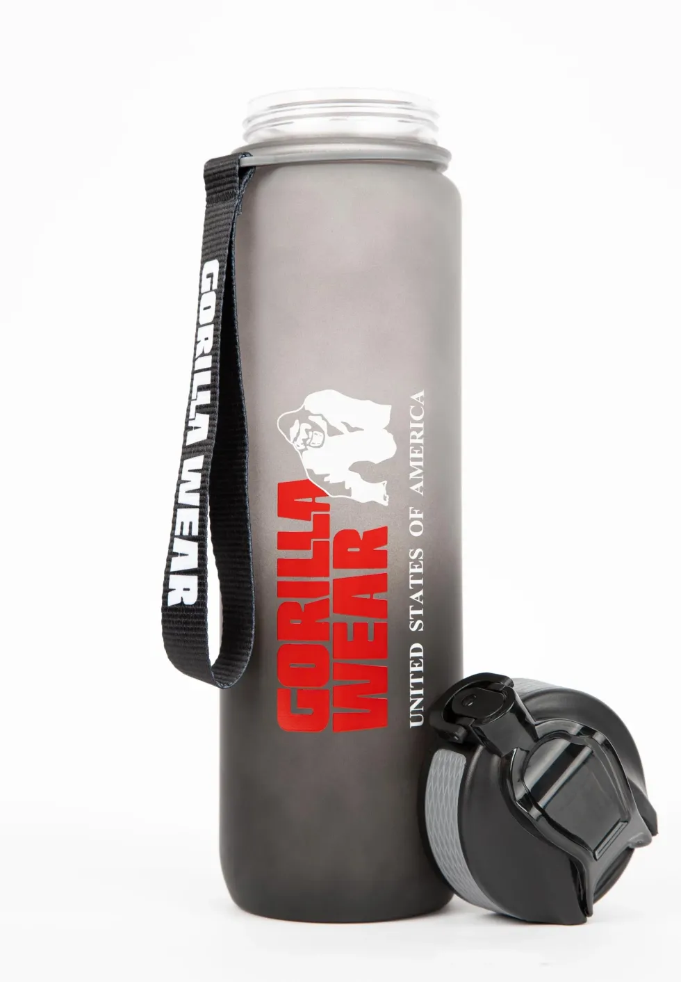 Gorilla Wear Gradient Waterfles - 1000 ml - Zwart/Grijs