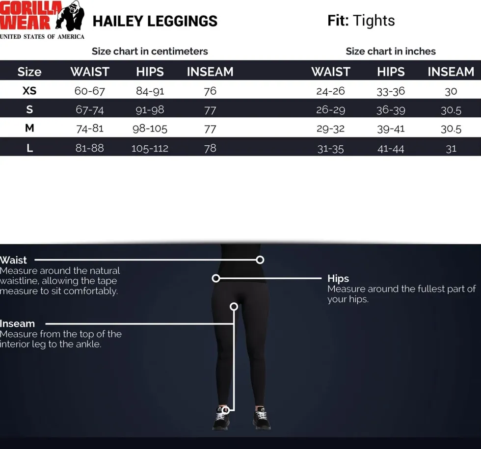 Gorilla Wear Hailey Leggings - Grijs Gemeleerd