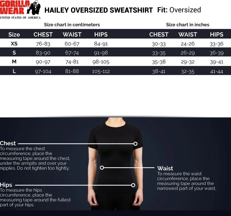 Gorilla Wear Hailey Oversized Sweater - Grijs Gemeleerd