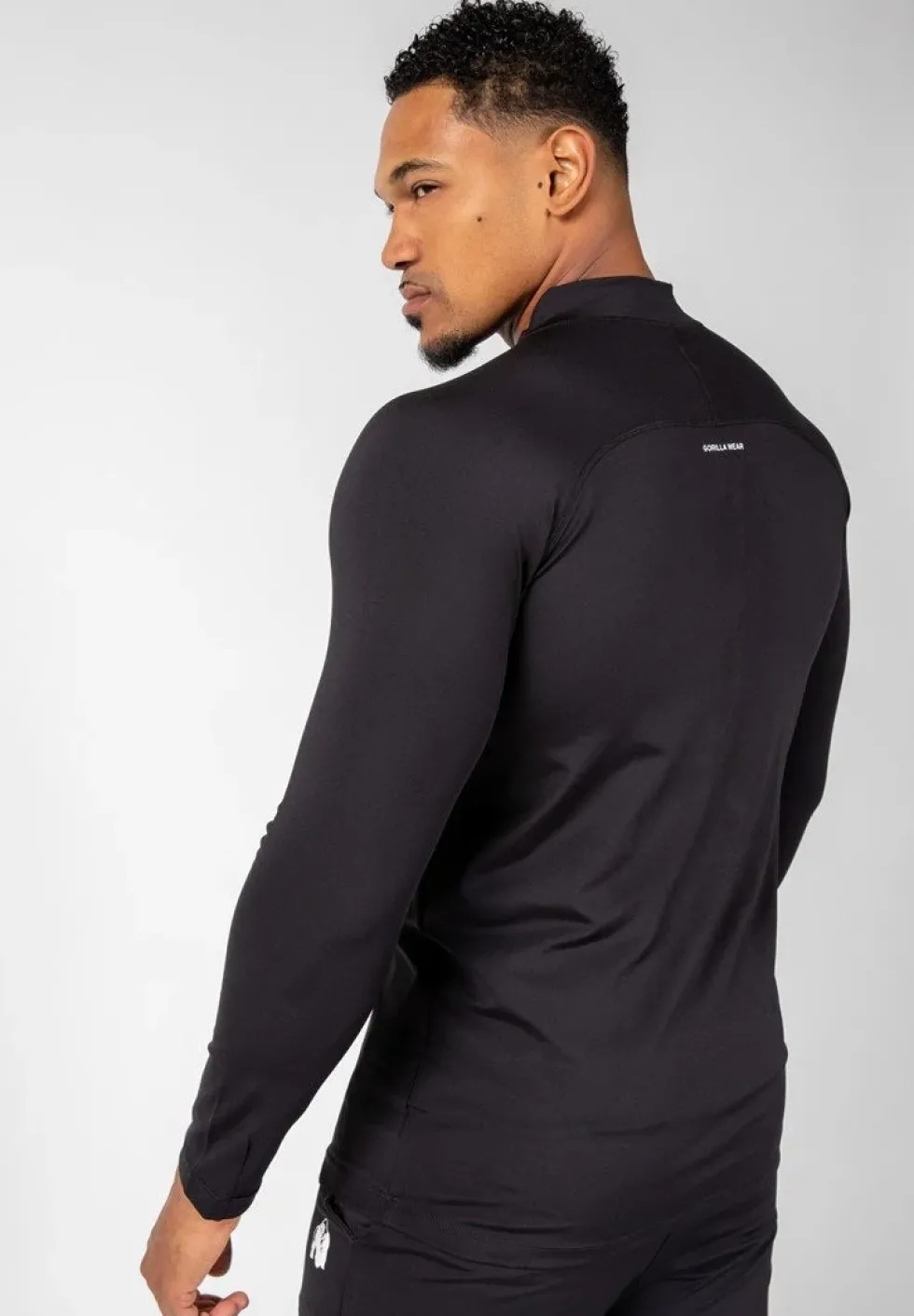 Gorilla Wear Hamilton Hybrid Longsleeve - Zwart