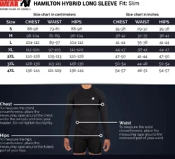 Gorilla Wear Hamilton Hybrid Longsleeve - Zwart