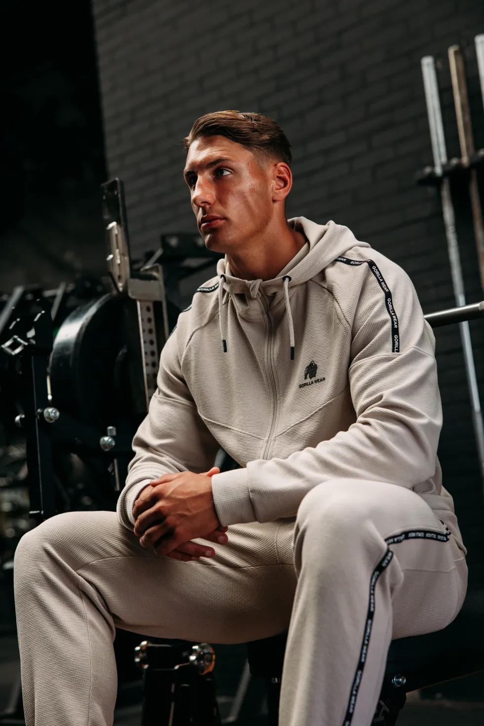 Gorilla Wear Harvey Trainingsbroek - Beige