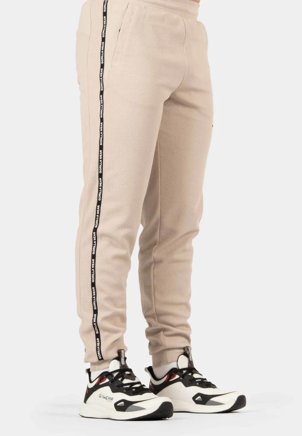 Gorilla Wear Harvey Trainingsbroek - Beige